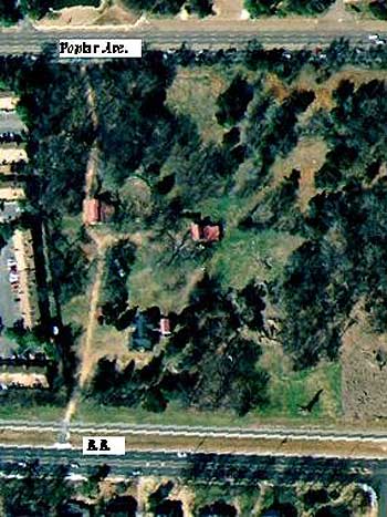 Aerial view — Kirby Farm House