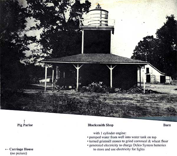Historic blacksmith shop at Kirby Farm House