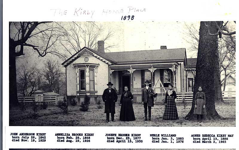 Kirby family photograph, 1898